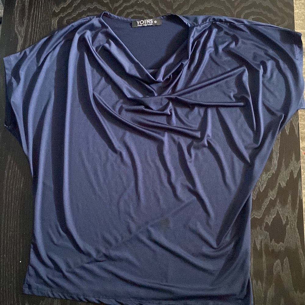 Navy blue blouse